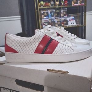 Michael Kors Womens size 9M read and white Sneaker